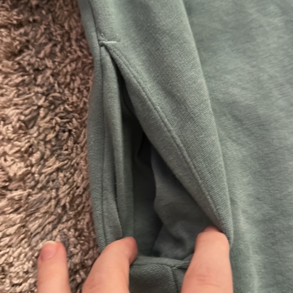 NWT Victoria's Secret PINK Varsity Oversized Half Zip Sweatshirt - Picture 6 of 14